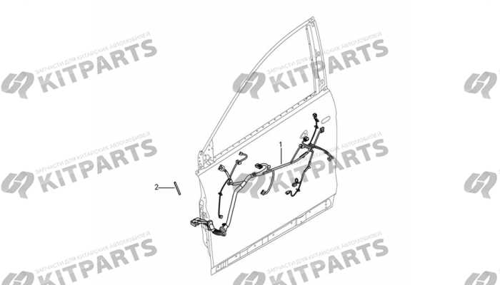 Жгут проводов передней двери Dong Feng AX7