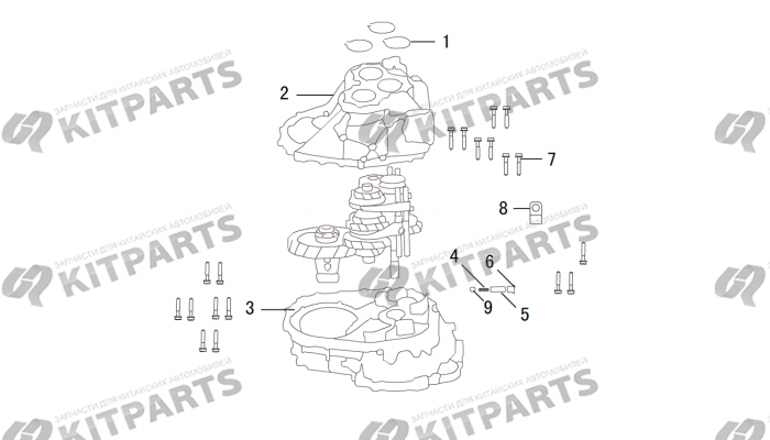 КОРПУС В СБОРЕ Haval H6