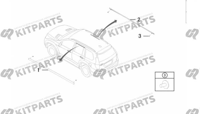 Наружные трим полосы Haval H9