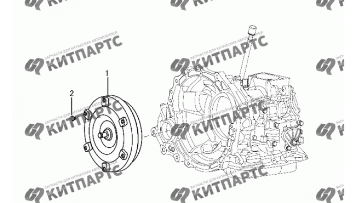 Гидротрансформатор АКПП Dong Feng S30