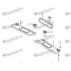 Зеркало заднего вида и козырьки