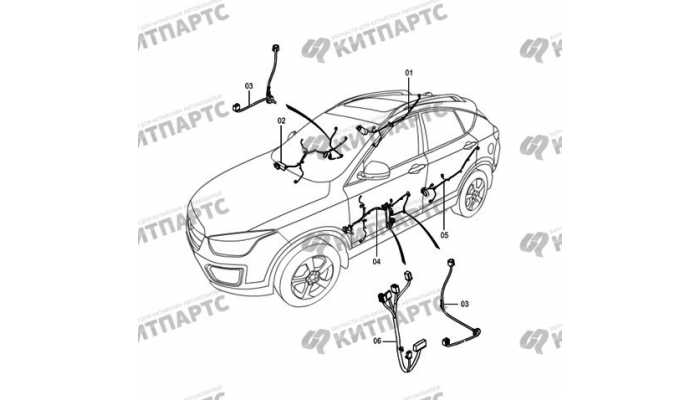 Жгуты проводов дверей FAW Besturn X80