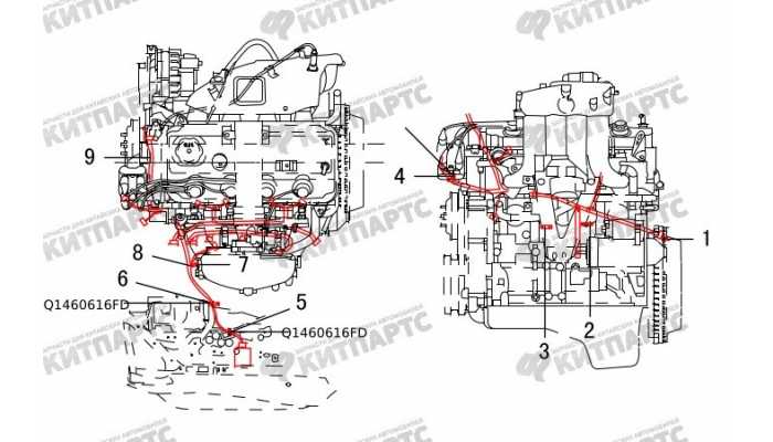 Жгут проводов двигателя Great Wall Hover H3 New