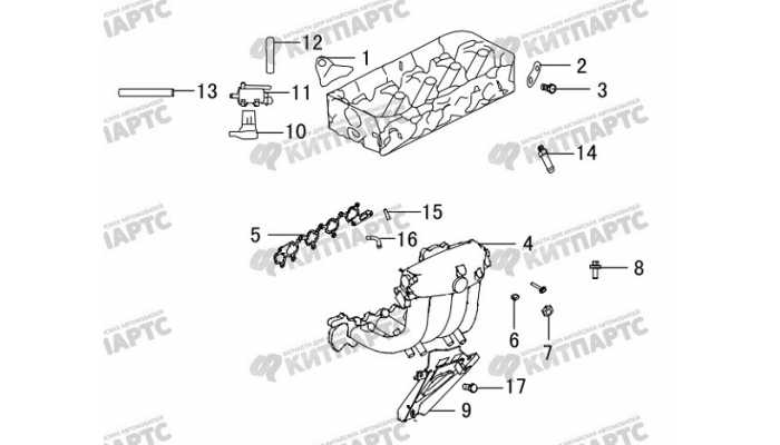 Коллектор впускной Great Wall Hover